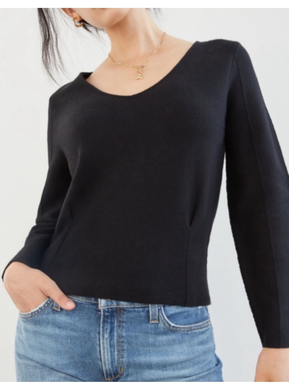 Anthropologie Maeve Lupita V-neck sweater
